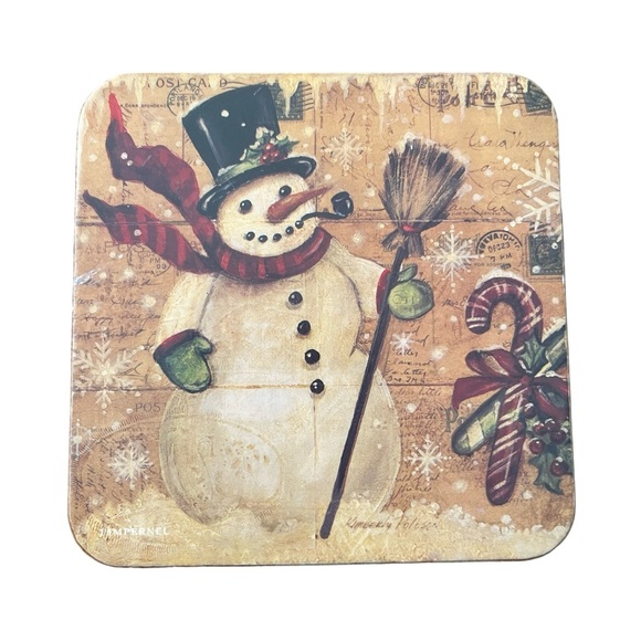 2 Sets of Coasters - Pimpernel Snowman (5) & Thirstystone Resources (4) - Picture 4 of 6